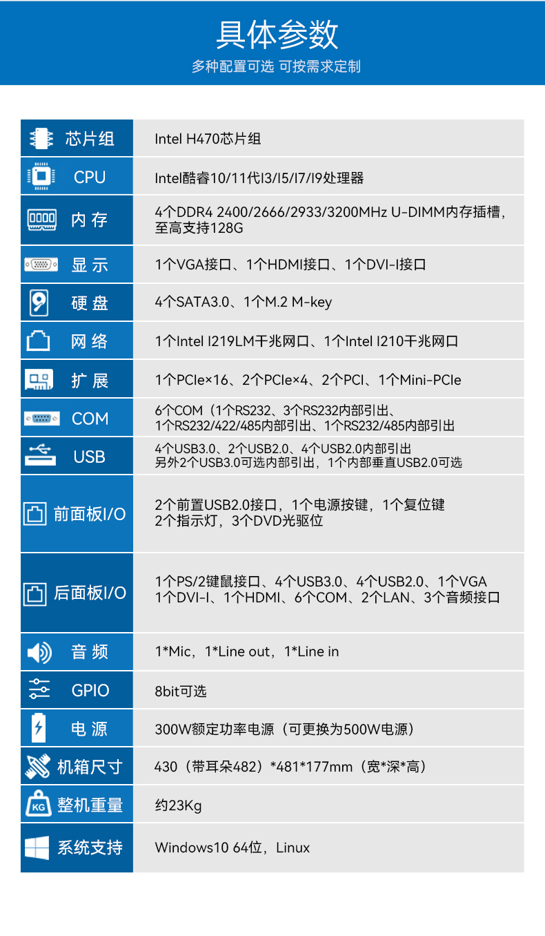 酷睿11代i9工業(yè)主機電腦,高性能4U長坡鎮(zhèn)工控機,雙網(wǎng)6串,DT-610L-BH470MA.jpg